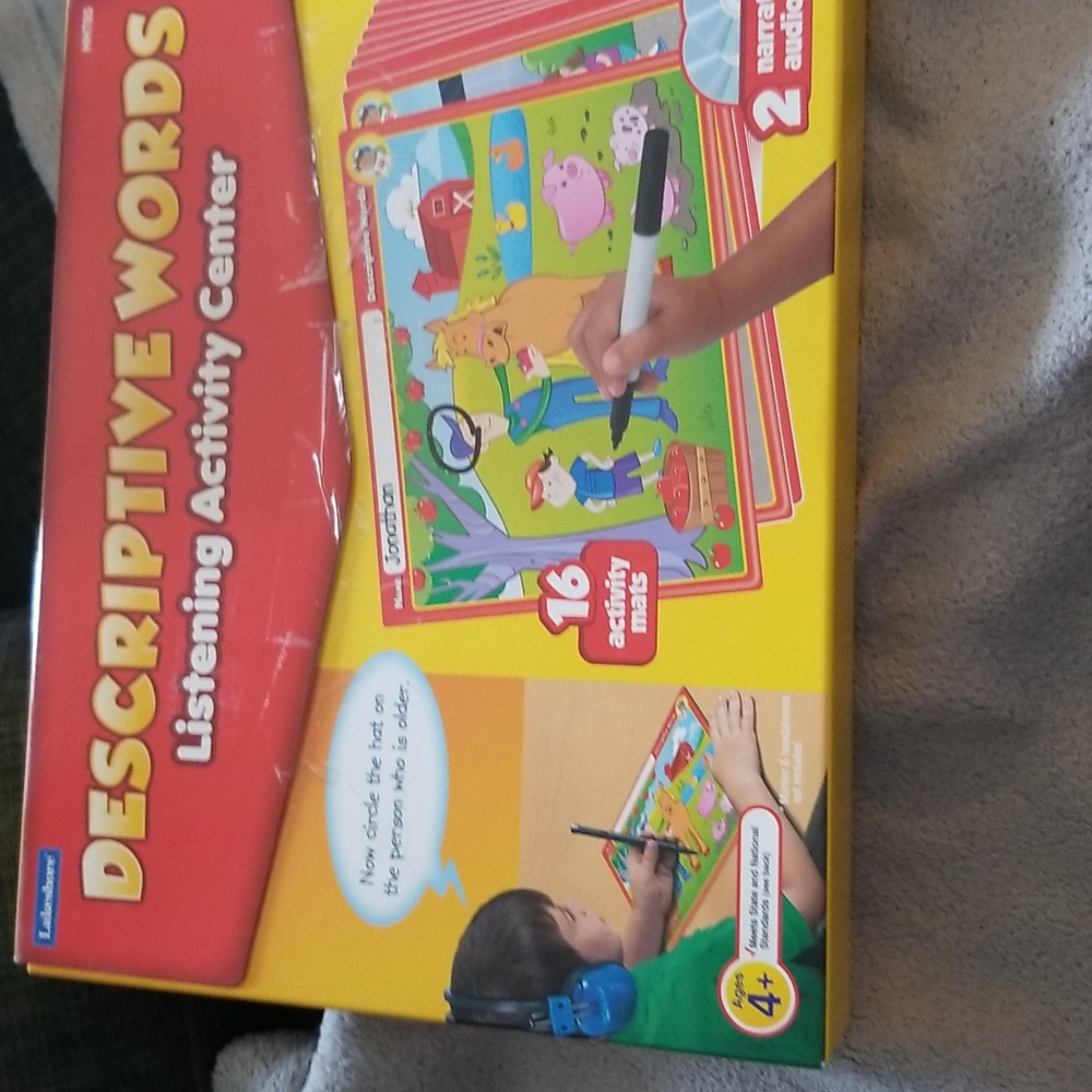 Lake shore Descriptive words Listening activity center